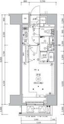 クオリタス秋葉原の物件間取画像